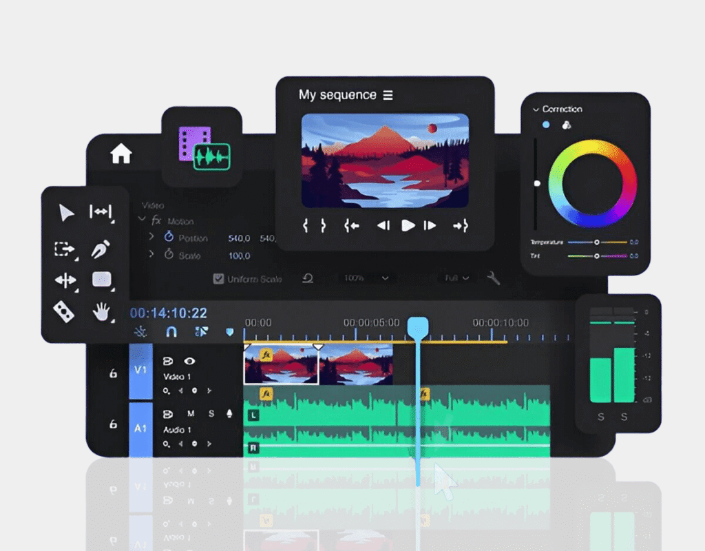 Video editing elements