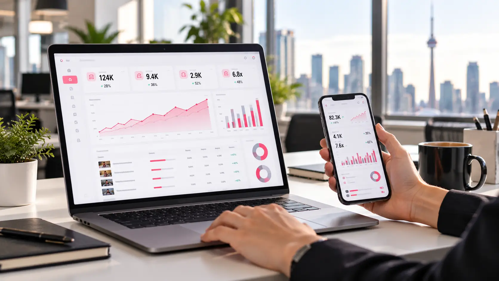 Modern Office Analytics Dashboard