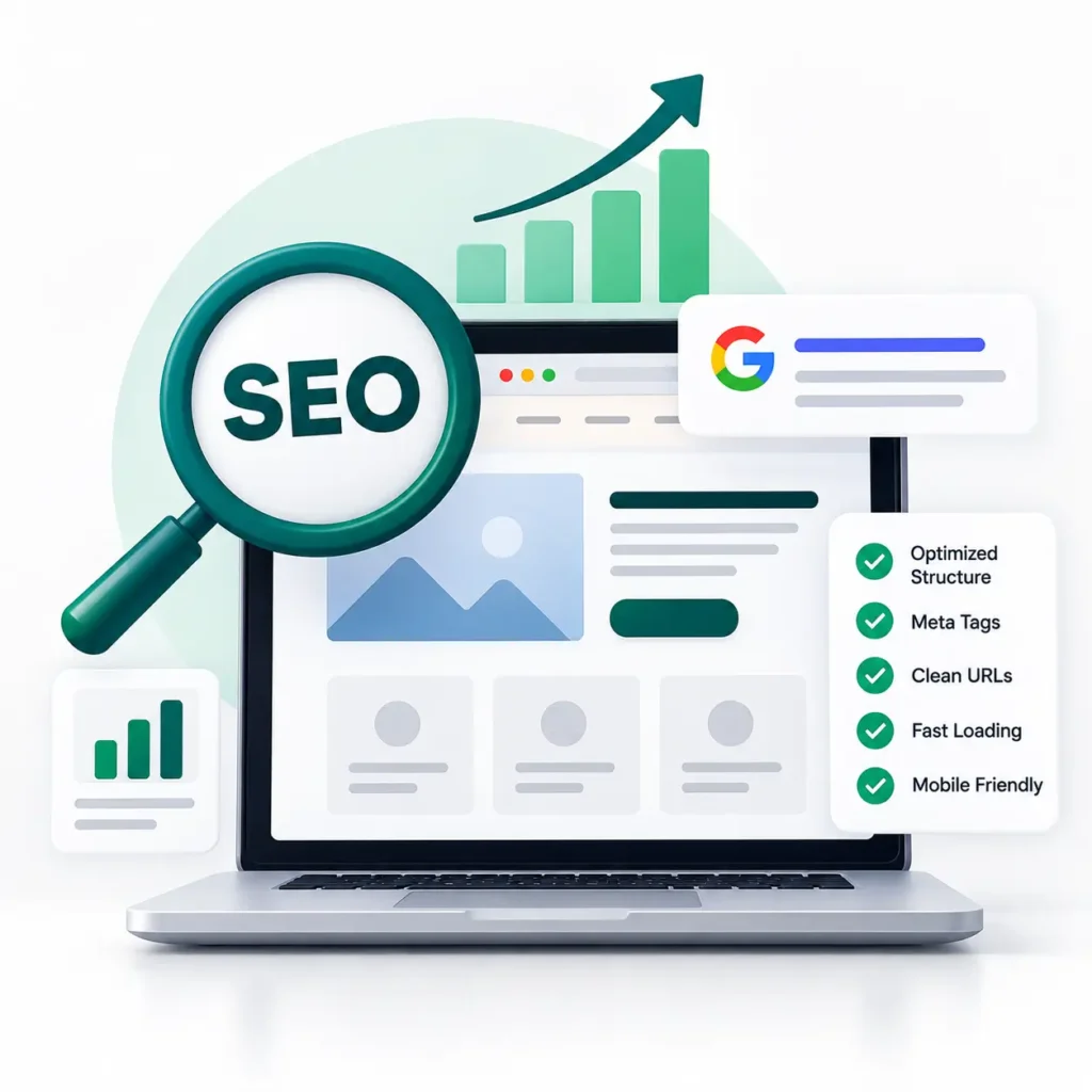 SEO-Friendly Website Analytics Dashboard