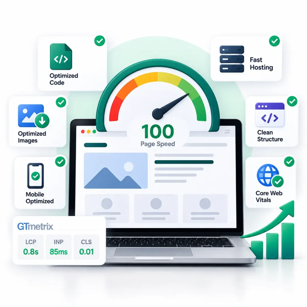 Website Speed Optimisation Dashboard